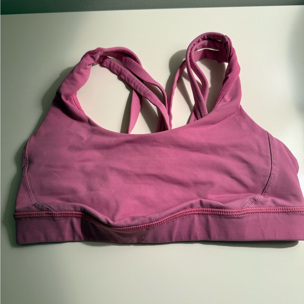 Women's Pink Sports Bra - LULULEMON